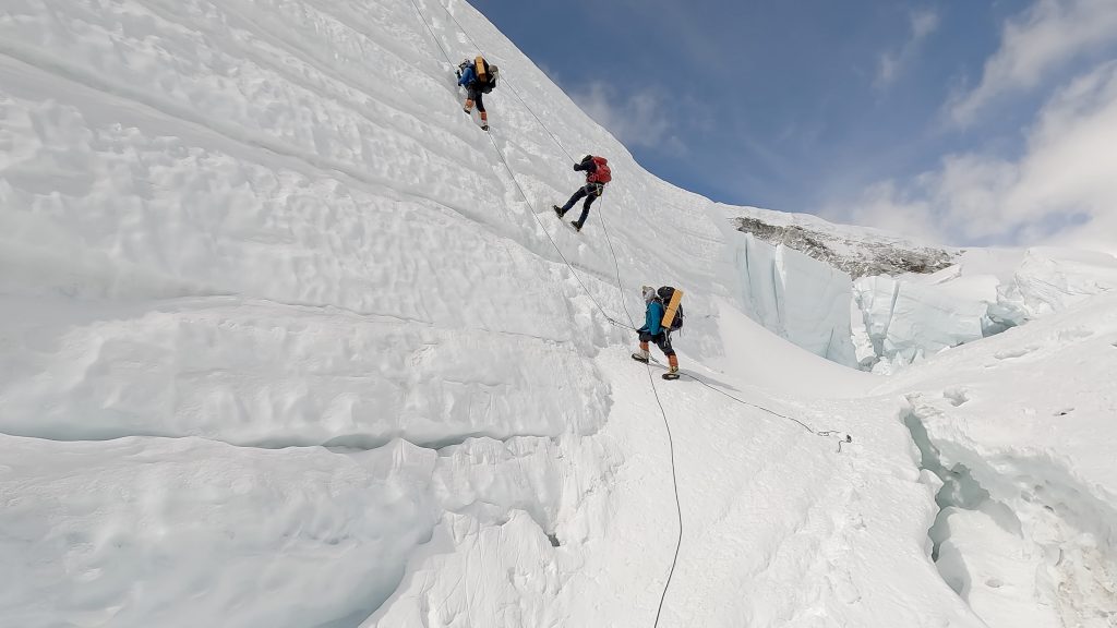 Prolazak kroz Khumbu Ice Fall