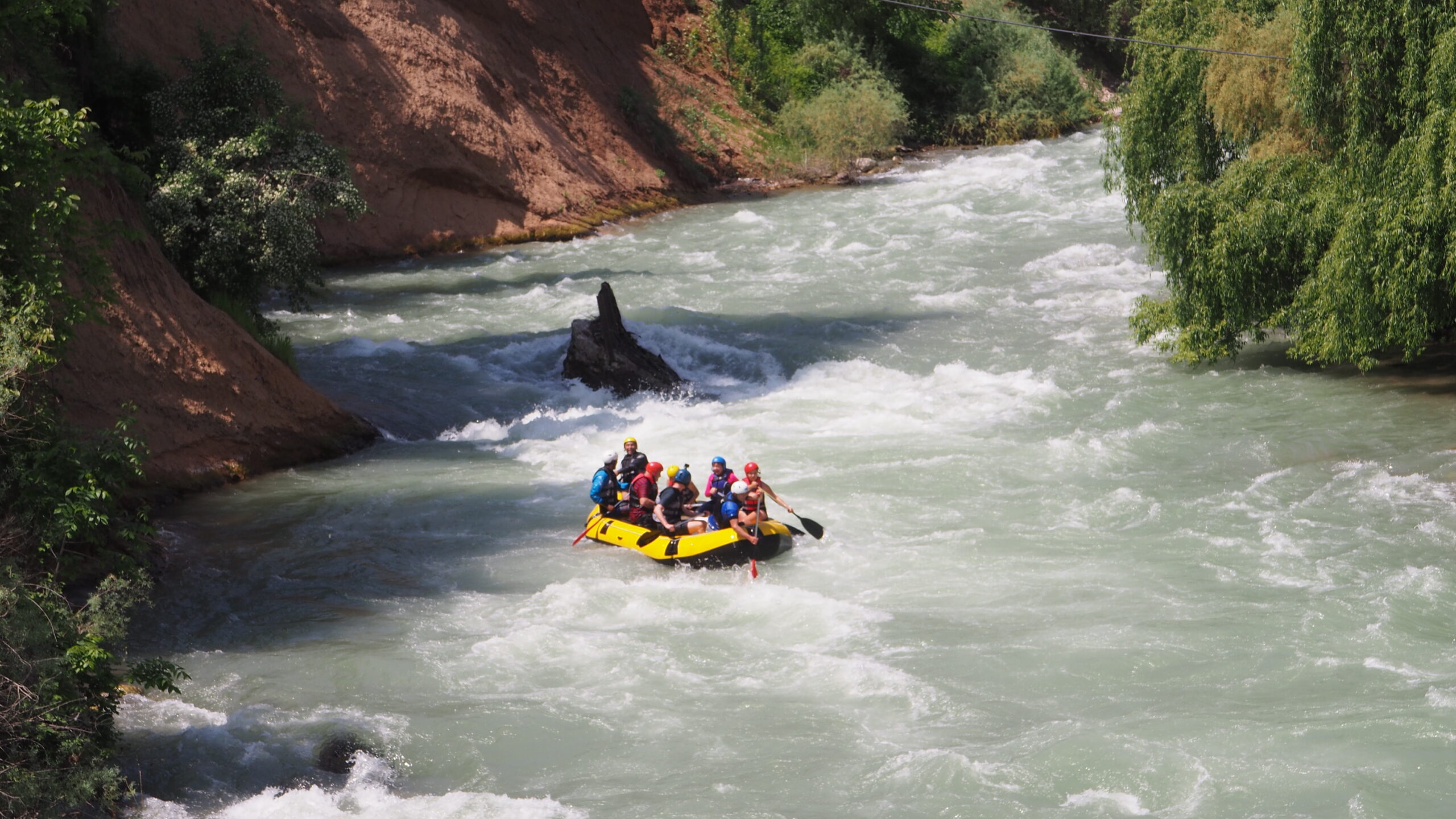 Rafting na reci Ugam